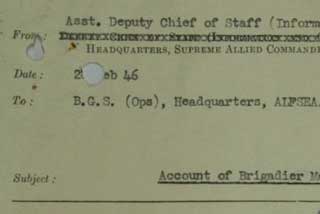 Arsip WO 203/2455 Keterangan Kapten Wehl (tertanggal 26 Februari 1946)