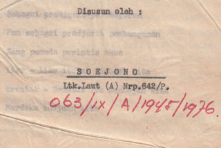 Kesaksian Soejono